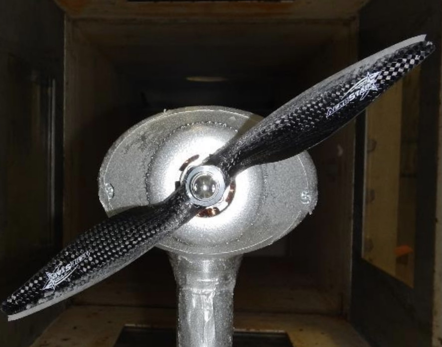 Drone Propeller Icing and Ice Shedding at High RPM — RCbenchmark